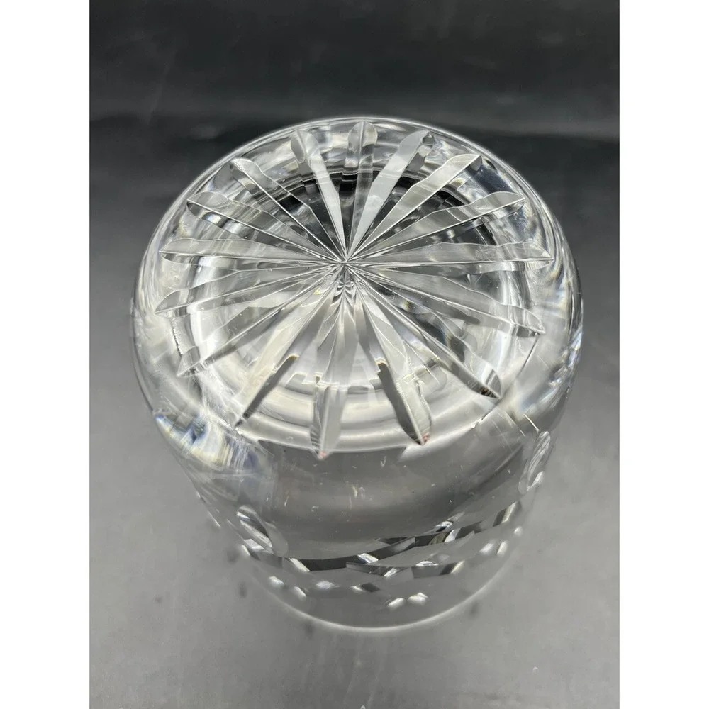 Vintage Waterford Clear Crystal WAT7 Pattern Decanter and Glasses Set